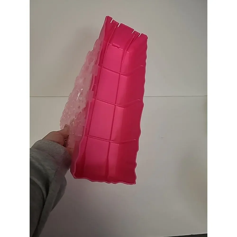 BARBIE DREAM BEDROOM BED AND HEADBOARD MATTEL 2008 PINK
